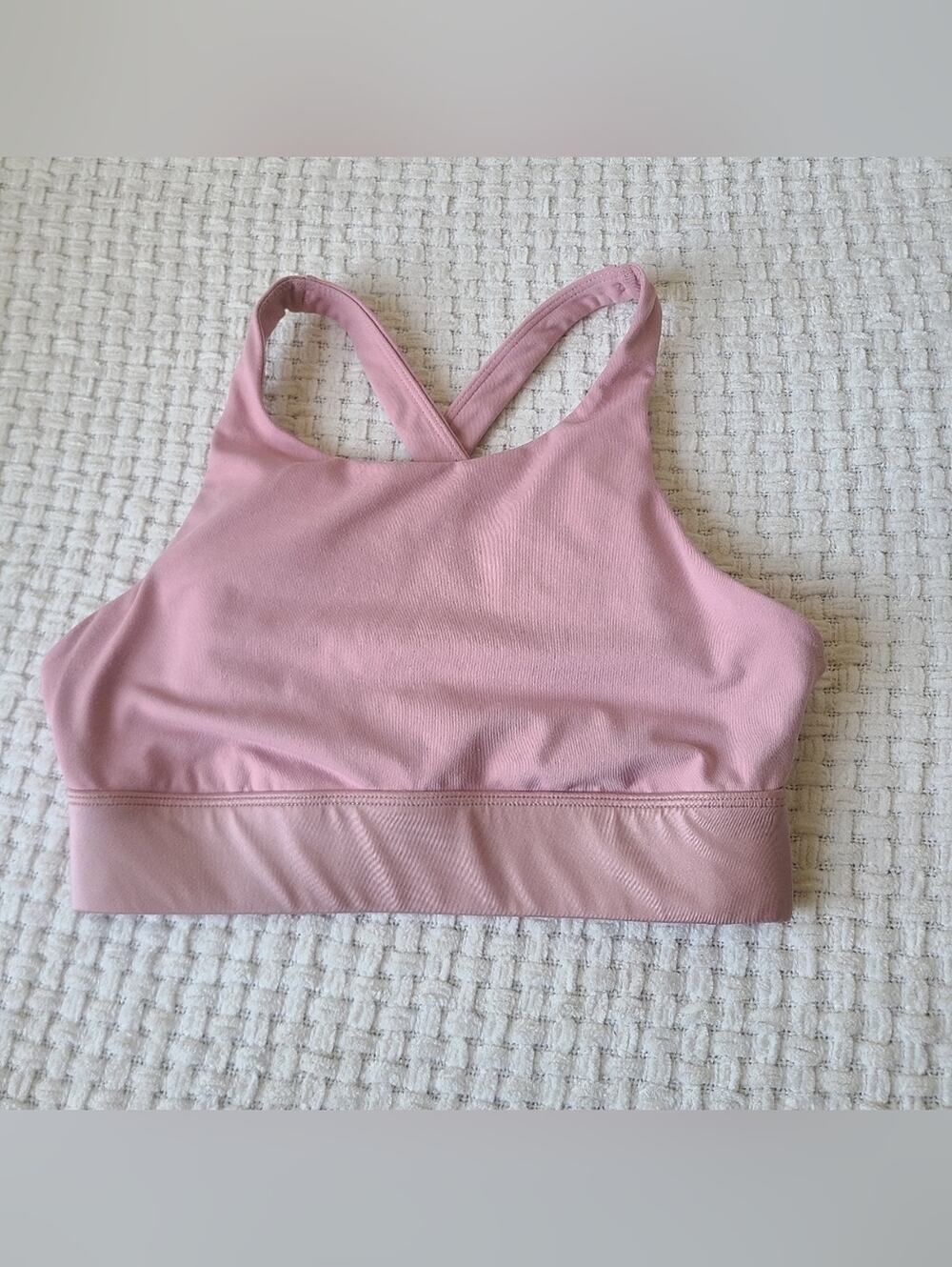 Fabletics Blush Pink Racerback Sports Bra Women's Size XS
